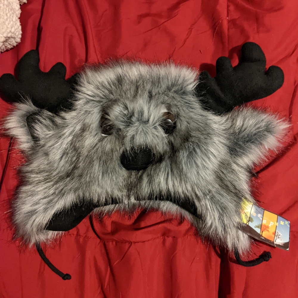 Moose furry hat
